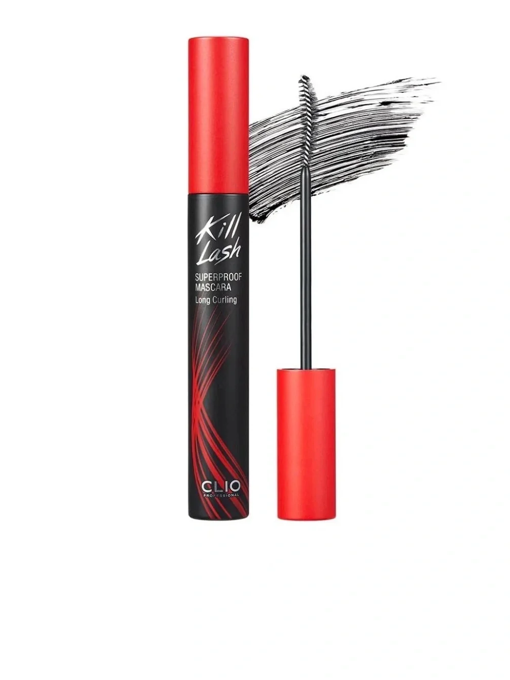 Clio kill lash superproof mascara long curling and mascara remover